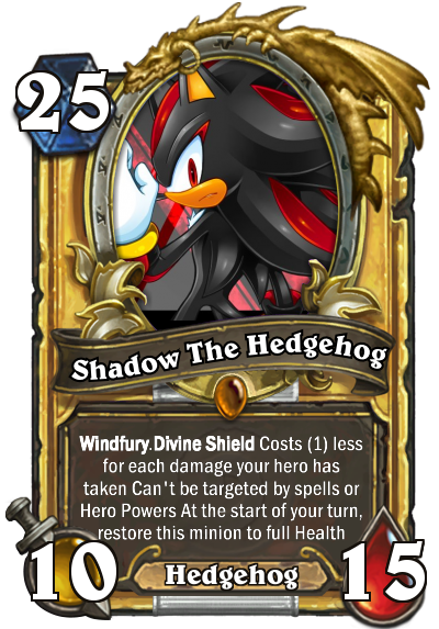 Red Shadow File Cards Shadow The Hedgehog Legendary Heartstone Card by Radiculus on DeviantArt