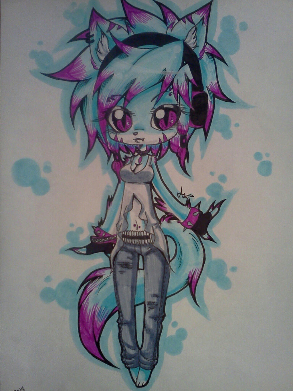 Chibi Furry/Anthro Kitana