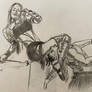 Gorgeous Wrestler Sketch