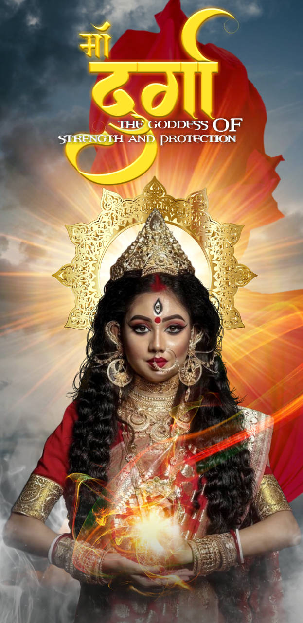 Durga: goddness of strength and protection 03 by MRUGANK23 on DeviantArt