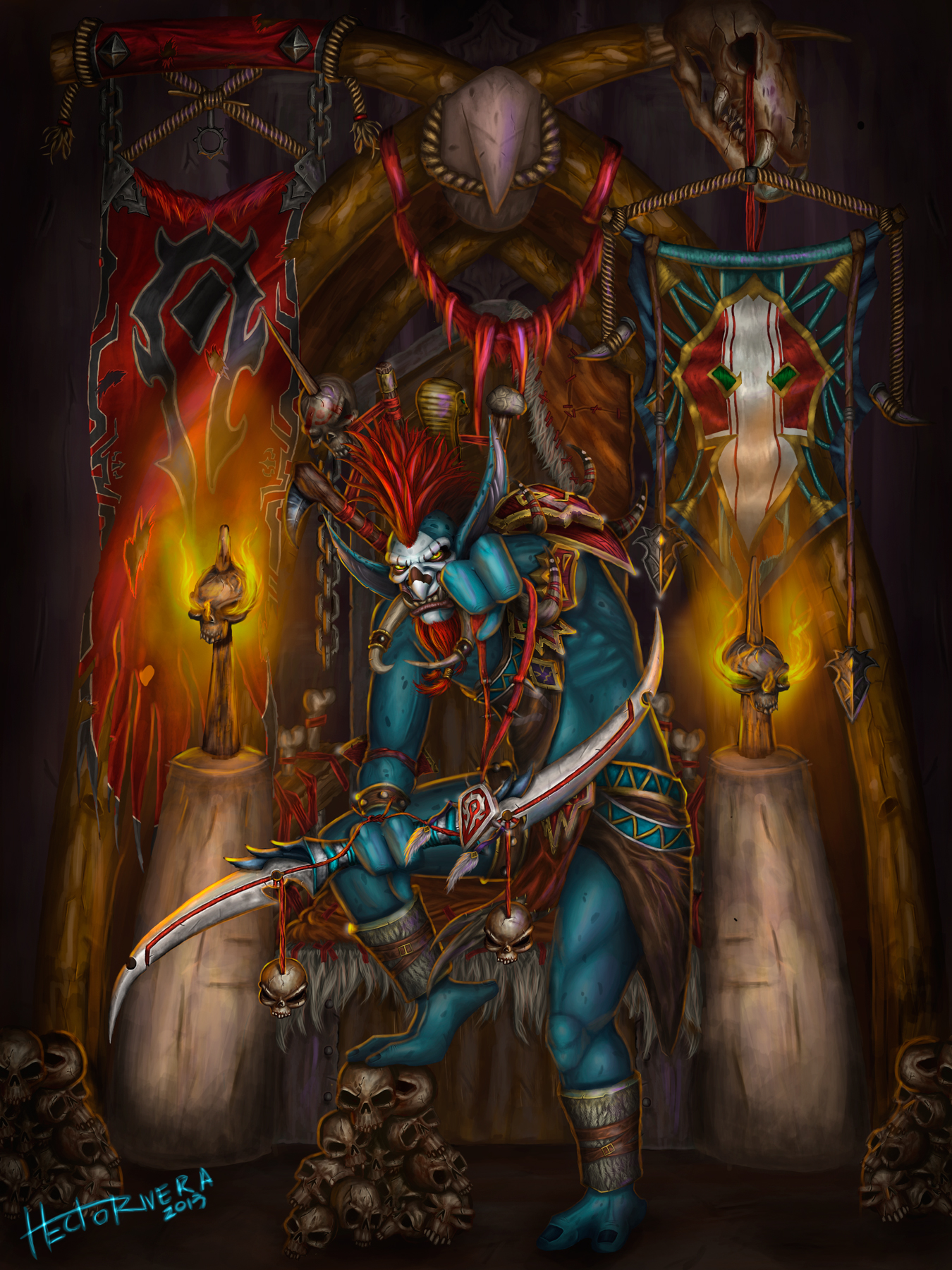 Vol'jin Warchief Fan Art Hectorivera