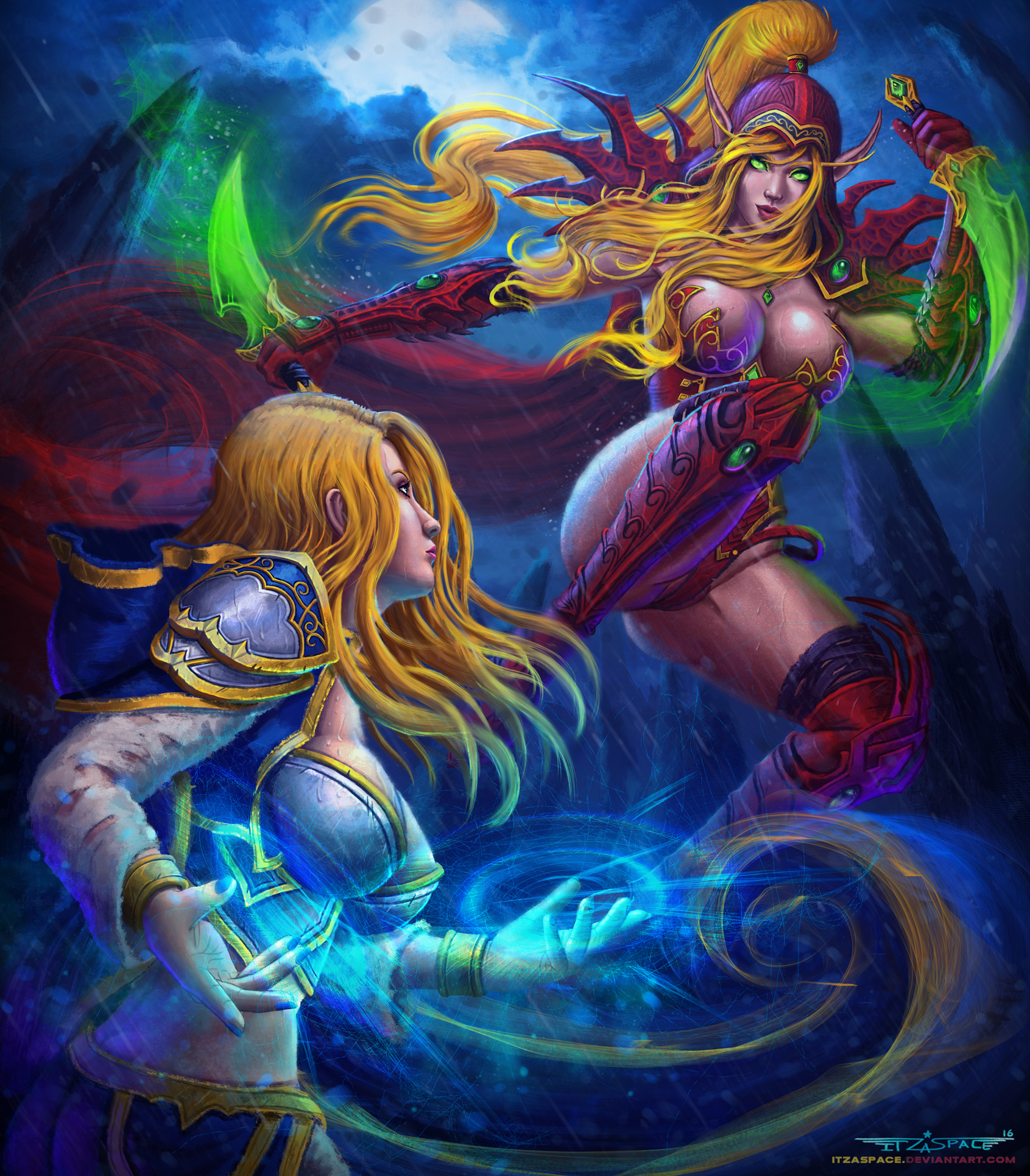valeera Vs Jaina Itzaspace