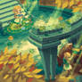 Tears of the kingdom. Link and Zelda.