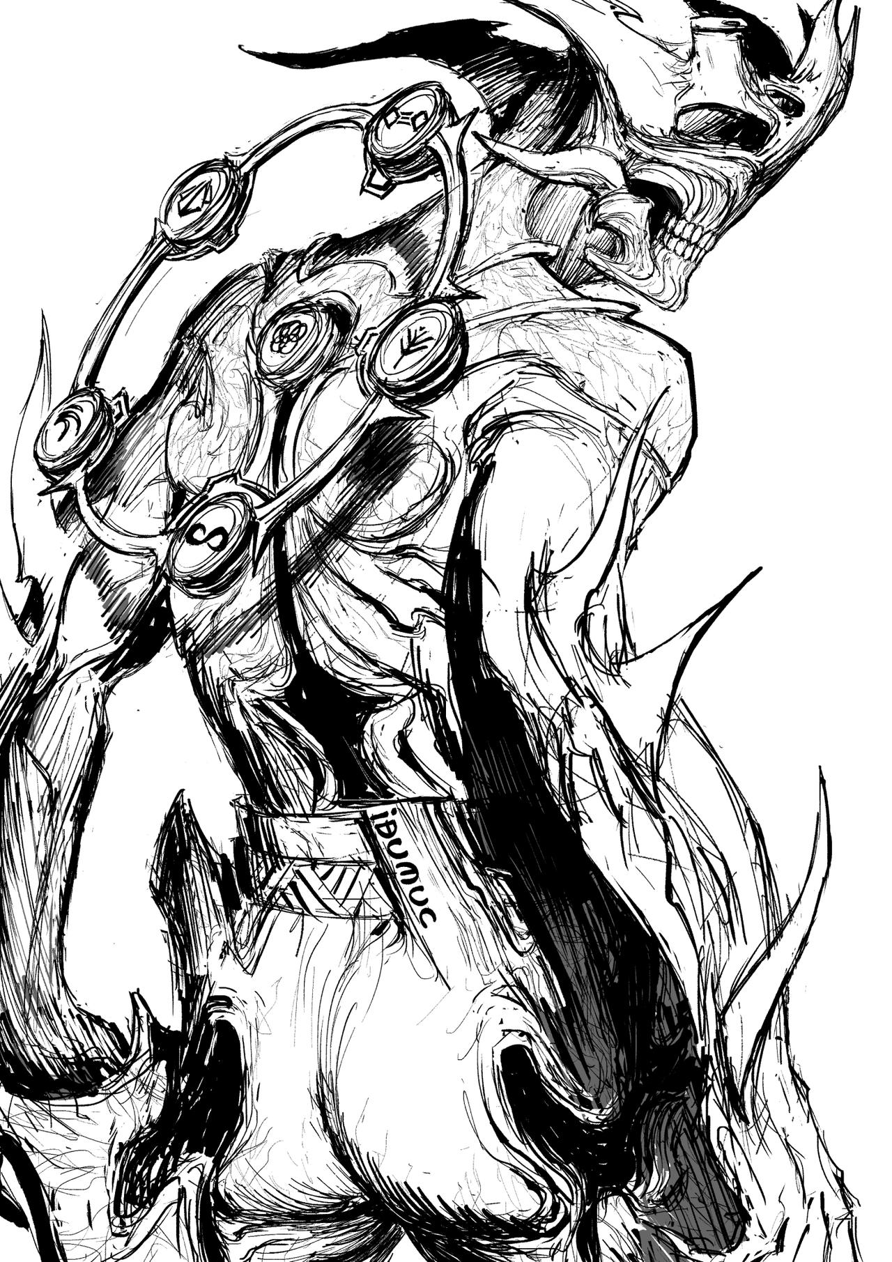 Divine General Mahoraga (Hydroid Rakkam) by ibumuc on DeviantArt