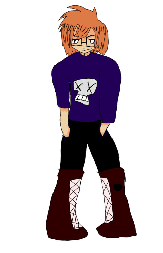 Emo Randal Randal ivory but he emo lol by girshakey on DeviantArt