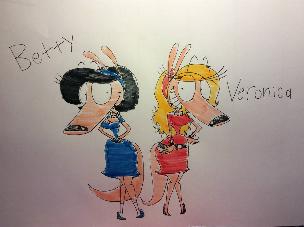 Veronica Rabbit Cartoon Veronica and Betty by Sushicat28 on DeviantArt