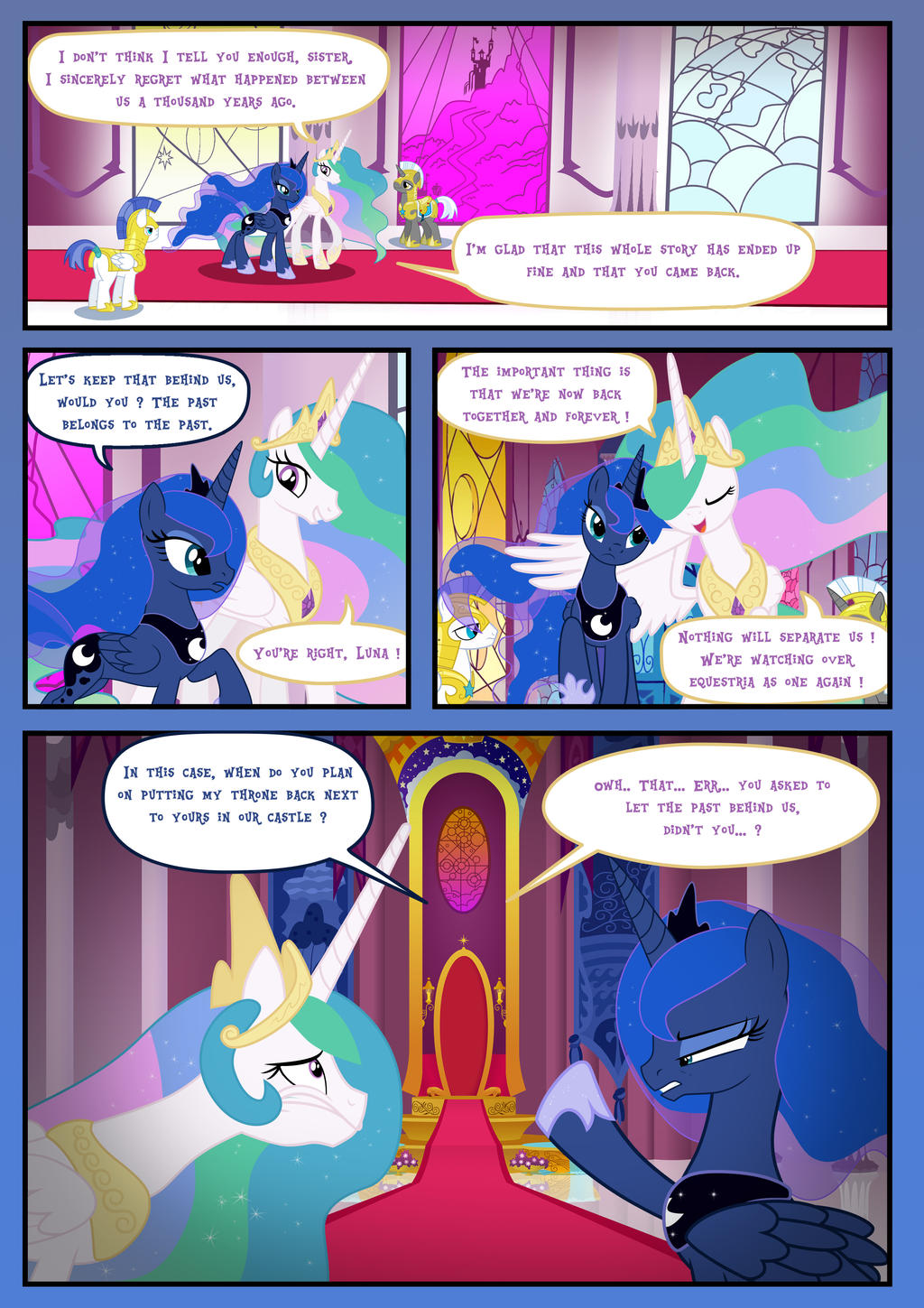 [MLP Comics] Legitimate throne