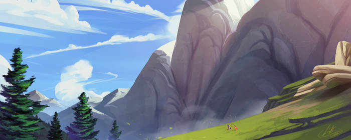 MLP - Background concept art 01  by Light262