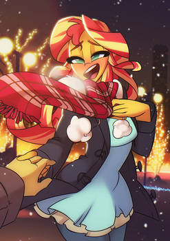 Sunset Shimmer Christmas 2021 by Light262