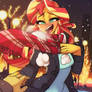 Sunset Shimmer Christmas 2021 by Light262