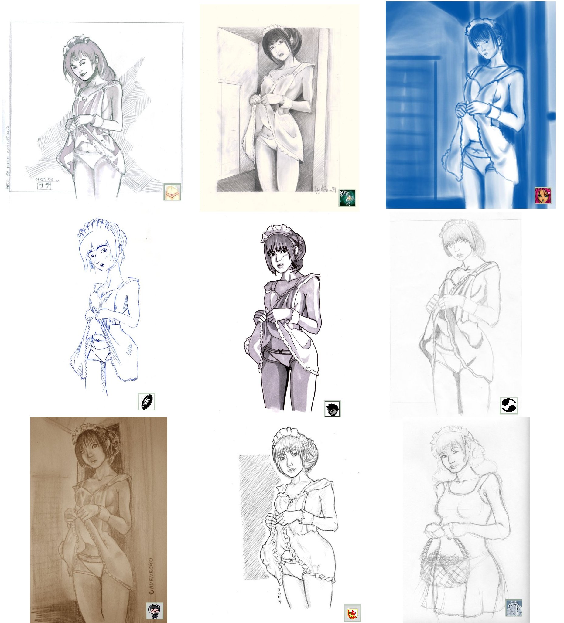 Drawing Night 1 - Compilation