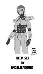 Collab Sketch - Deep Six by AngelicAdonis