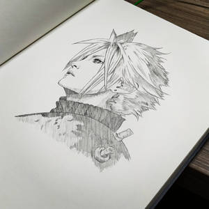 Cloud - Final Fantasy VII remake Sketch