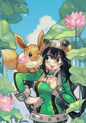Froppy x Eeveee Commission