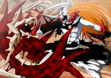 Awakened Lucci vs Vasto Lorde Ichigo and 6 Tailed Naruto - Battles
