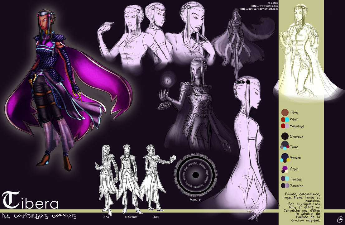 Character design : Tibera by Getsuart