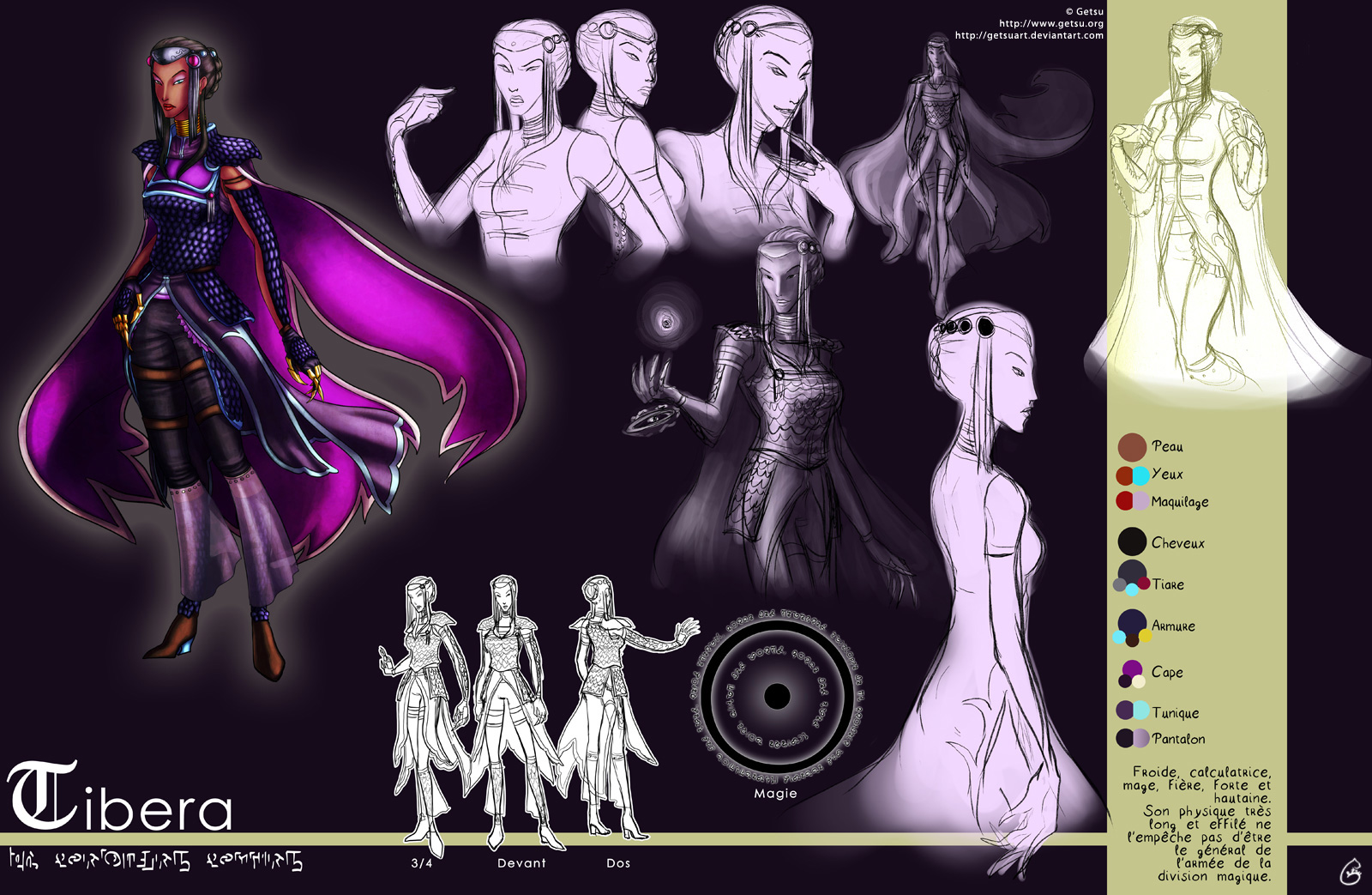 Character design : Tibera by Getsuart