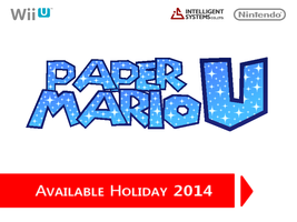 Paper Mario Wii U Logo Mock-Up