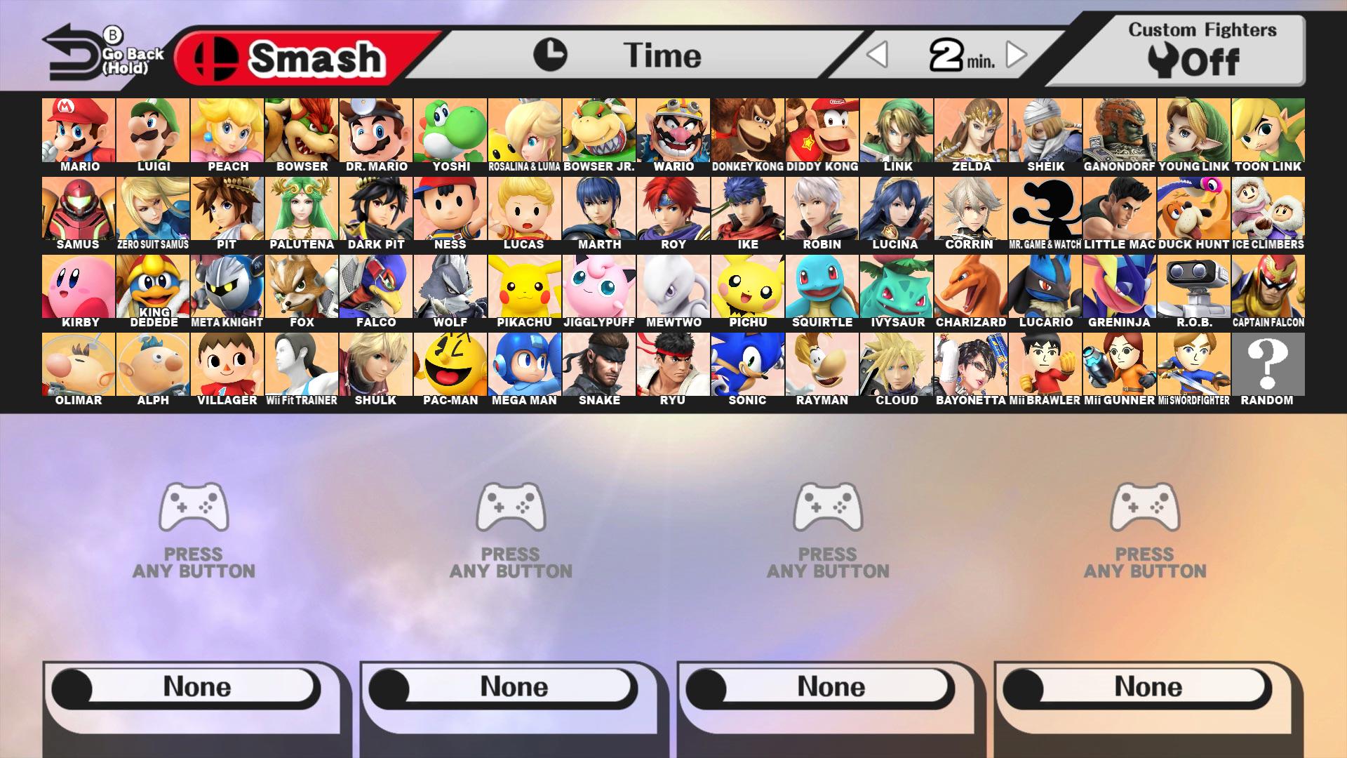 Super Smash Bros. - Every Character, and Rayman