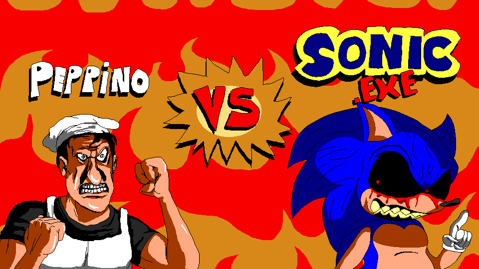 Peppino Vs mecha sonic : r/PizzaTower