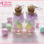 Sweet macarons in the bottle by Dolly House