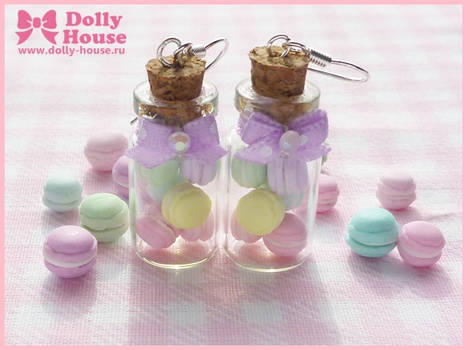 Sweet macarons in the bottle by Dolly House