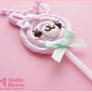 Lollipop Bunny Necklace by Dolly House