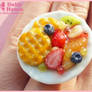 Ring by Dolly House - Waffles and Fruits -