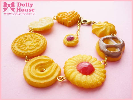 Cute Bracelet - Butter Cookies- by Dolly House
