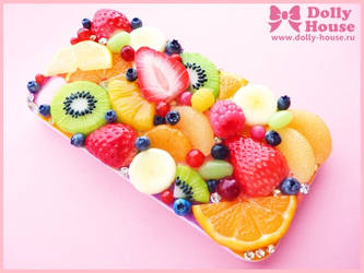 iPhone 4 Case Fruits Symphony 8 by Dolly House