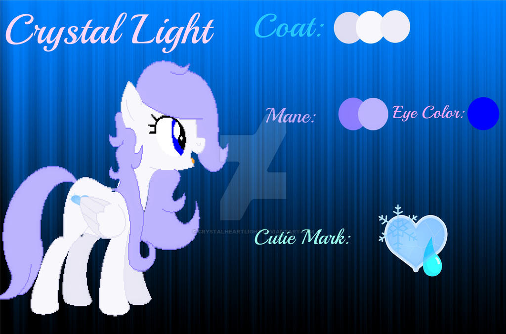 My OC Colors by CrystalHeartlight on DeviantArt