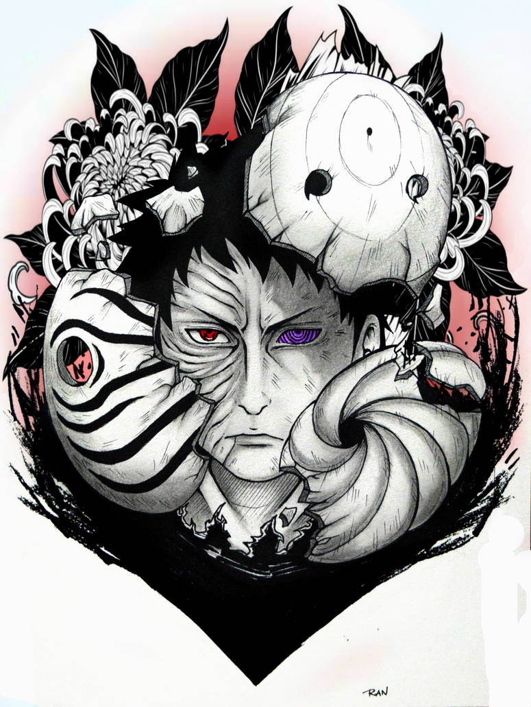 Obito Mash up Tattoo Design by Ranchii101 on DeviantArt