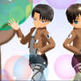 SNK Sweet Magic Chibi EREN and LEVI [video link]