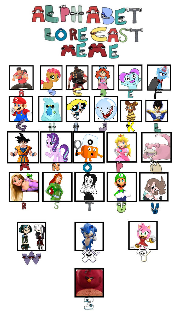 Alphabet Lore (My Version) by DecluciveMario2842 on DeviantArt