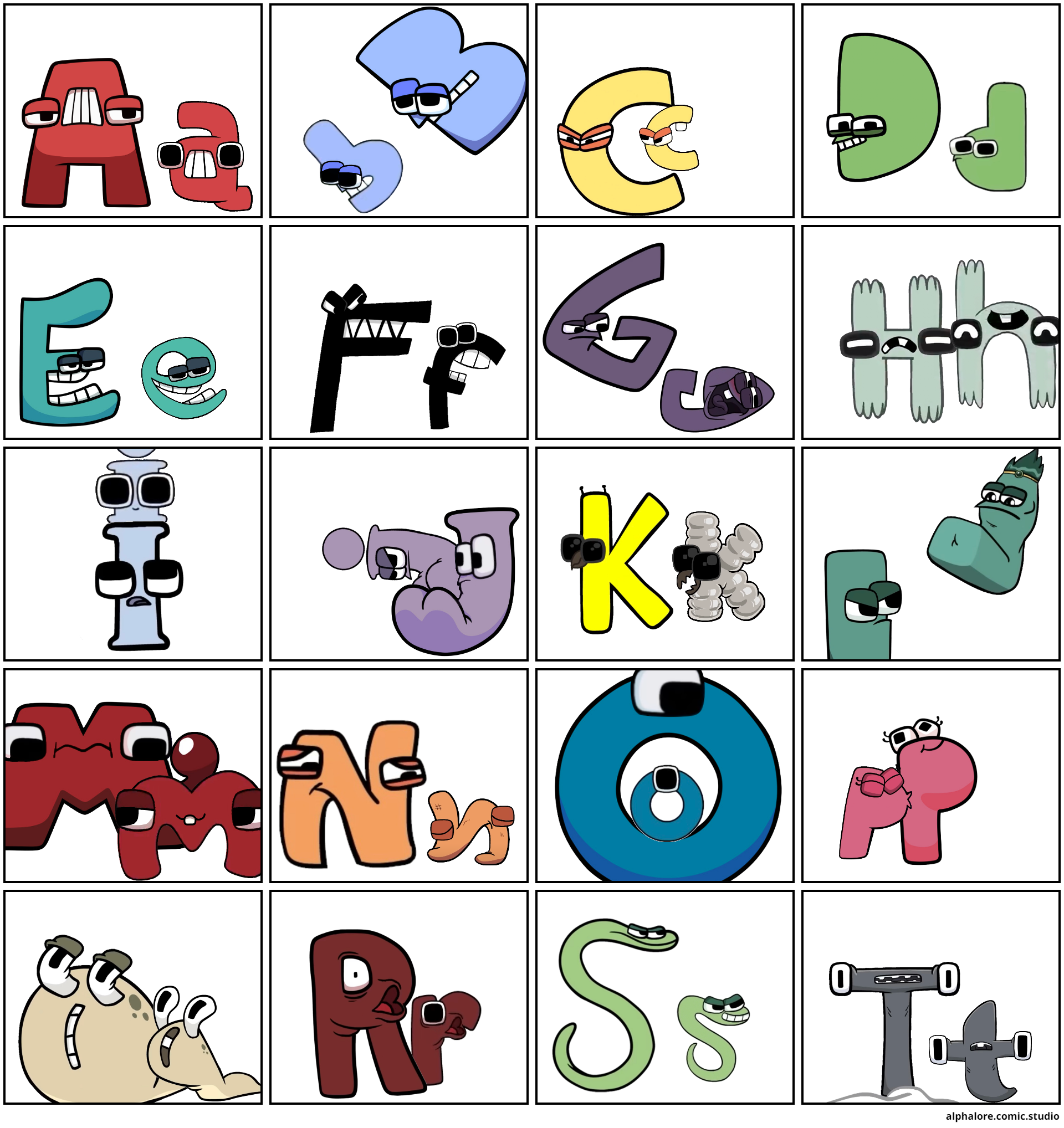 Alphabet Lore + Harrymations Russian Alphabet Lore by Abbysek on DeviantArt