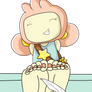 Lily (Scribblenauts) gets her feet tickled!