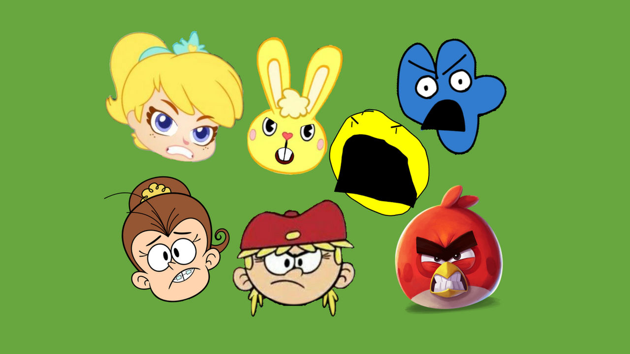 Angry Head The Characters as the Angry Heads by DecluciveMario2842 on DeviantArt
