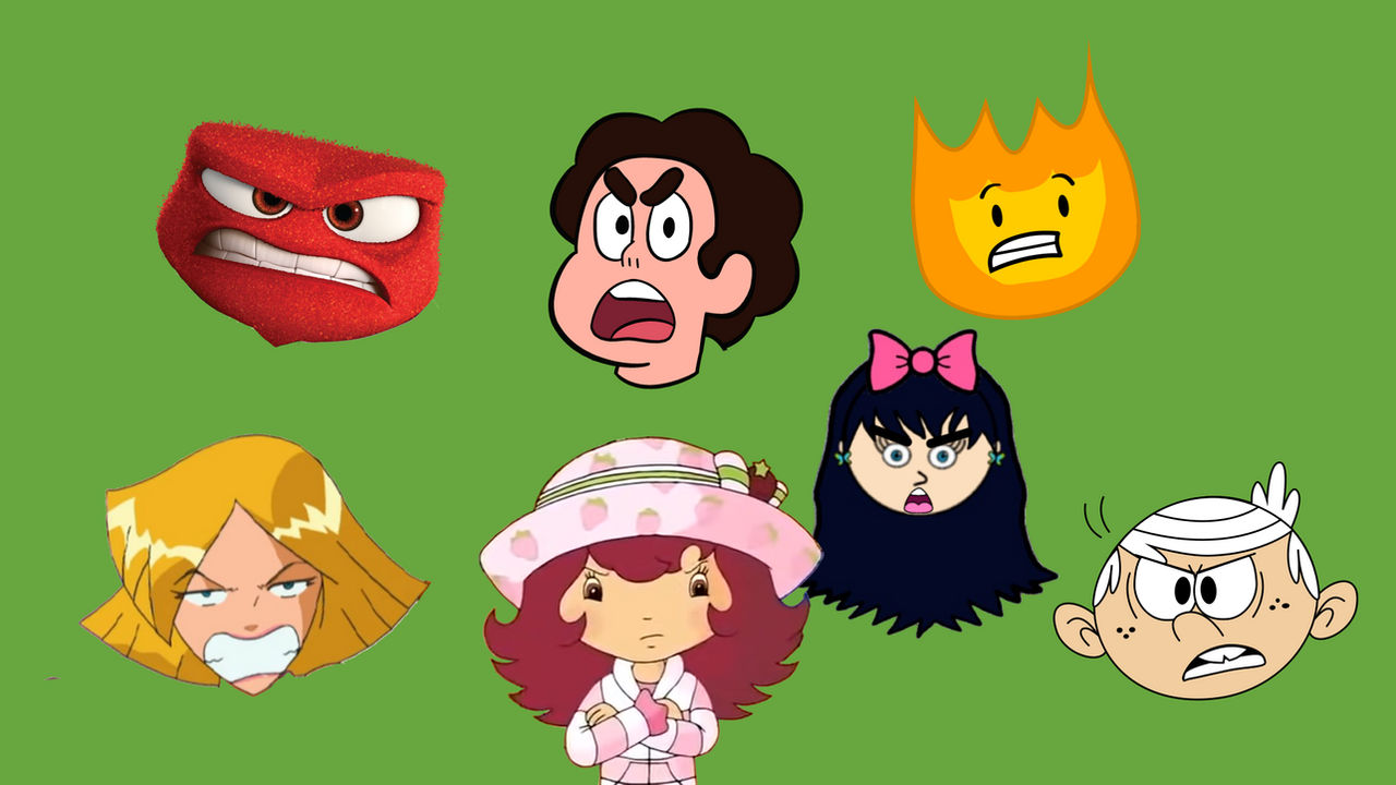 Random Characters Angry The Characters (Round 3) as the Angry Heads by DecluciveMario2842 on ...