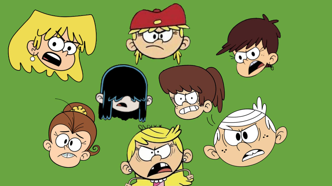 Loud Kids Rage The Loud Kids as The Angry Heads by DecluciveMario2842 on DeviantArt