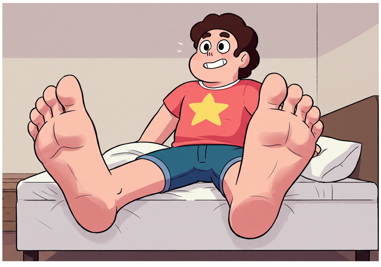 Deviantart Steven Steven Universe's Barefoot growing to Giant Size by DecluciveMario2842 ...