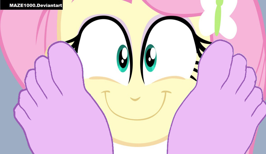 Twilight Sparkle's Feet on Fluttershy's Face by DecluciveMario2842 on ...