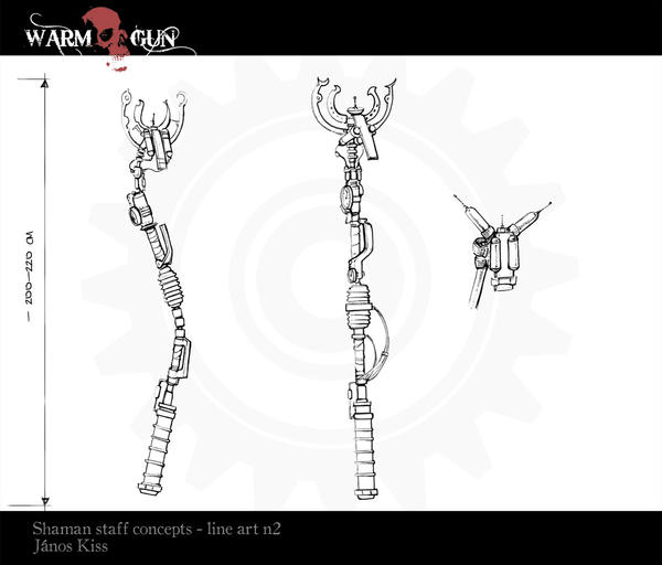Shaman Staff Concept by WarmGunMod on DeviantArt