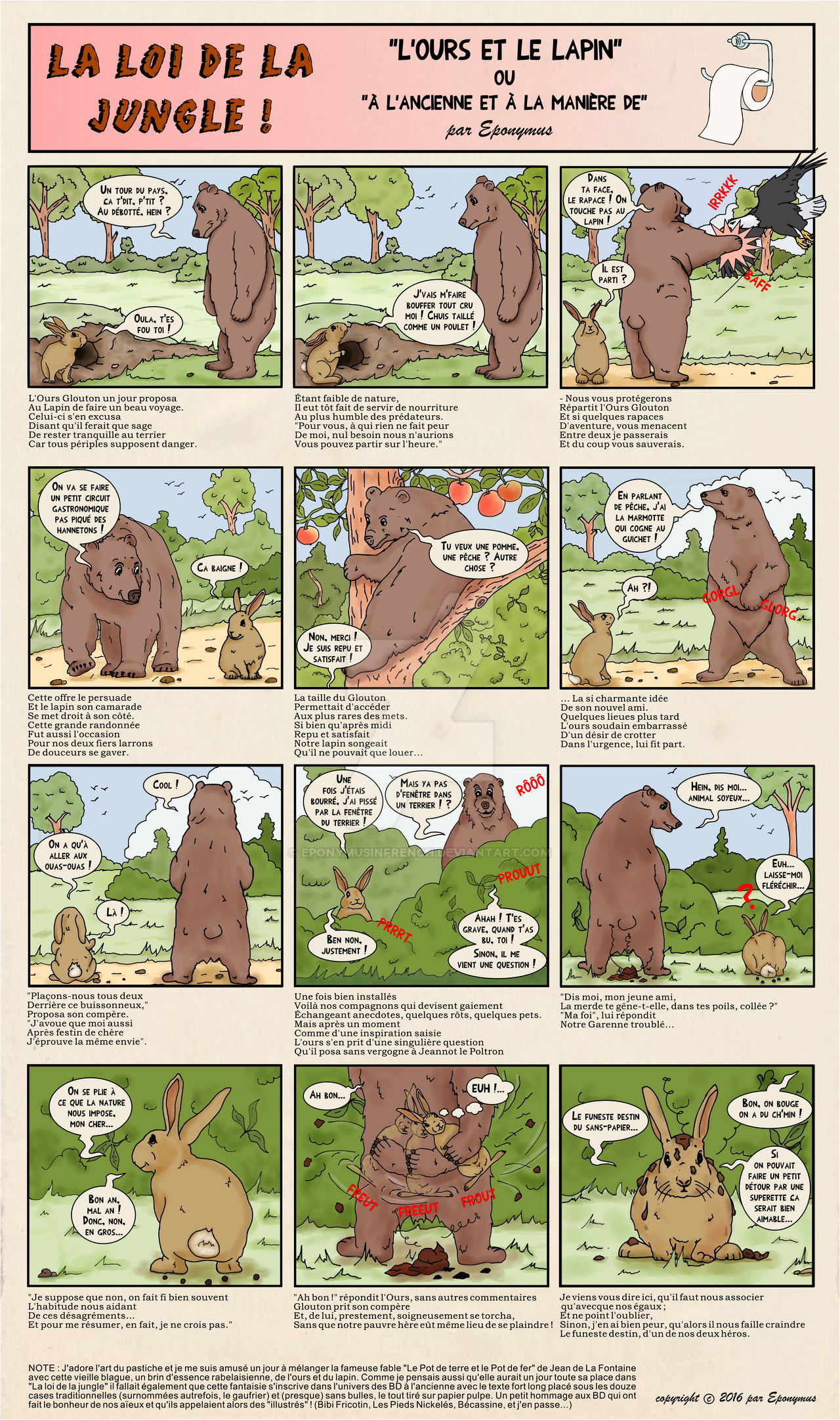 Scarica Gratis Images La Loi De La Jungle L Ours Et Le Lapin By Eponymusinfrench On actualisé salutations