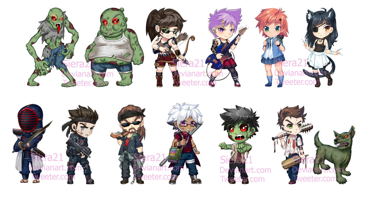 Games Characters. Deviantart Game characters by Siera21 on DeviantArt