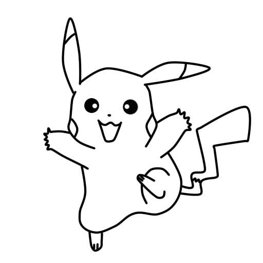 Line Vector Pikachu free Pikachu line art by pomeranian-ac on DeviantArt