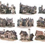 Medieval Fantasy Buildings PNG Pack
