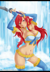 Erza Scarlet Dance In The Water
