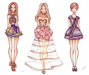 Fashion sketch collection