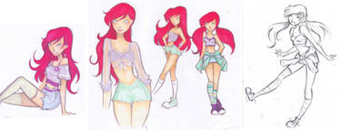 DH: Ariel: early concept sketches