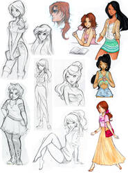 Disney high sketchdump 2